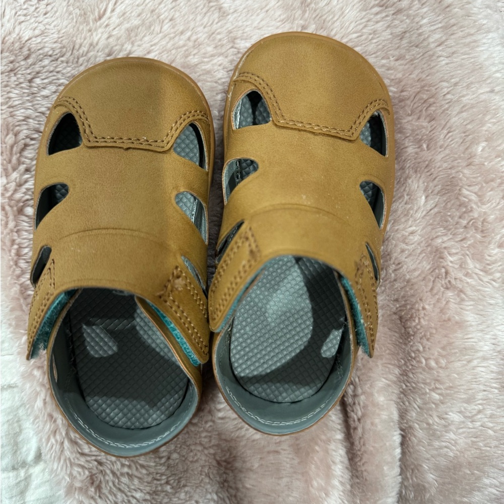 Stylish Tan Kids Sandals